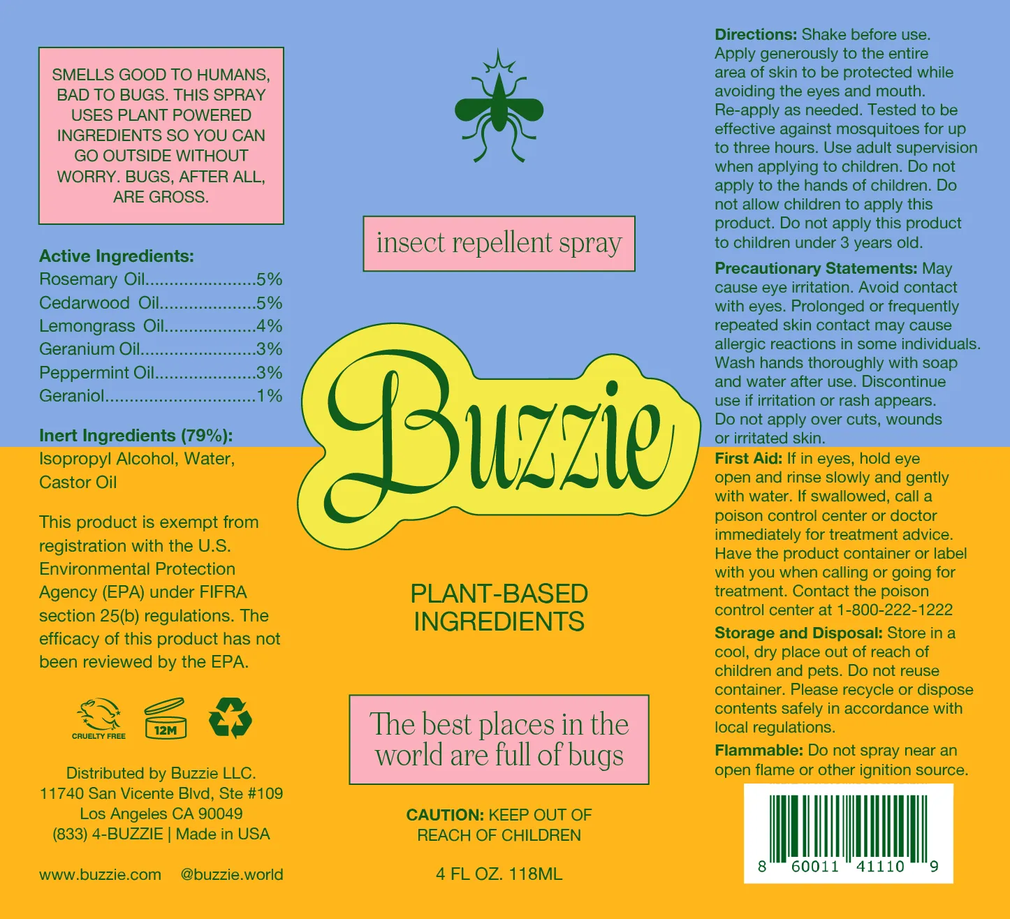 Insect Repellent Spray