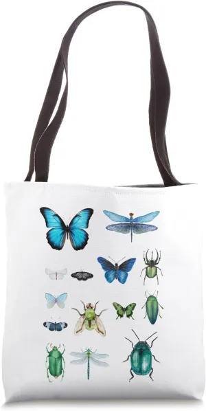 Insect Specimen Collection Design by Gilded Lillie Tote Bag