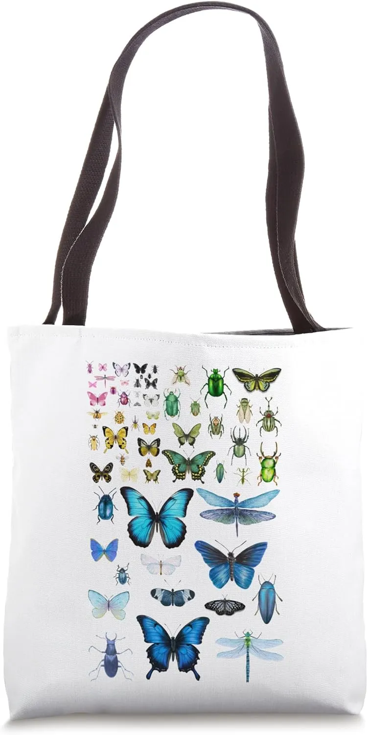 Insect Specimen Collection Design by Gilded Lillie Tote Bag