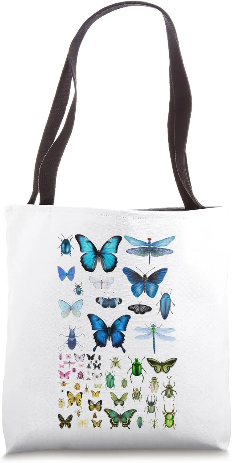 Insect Specimen Collection Design by Gilded Lillie Tote Bag