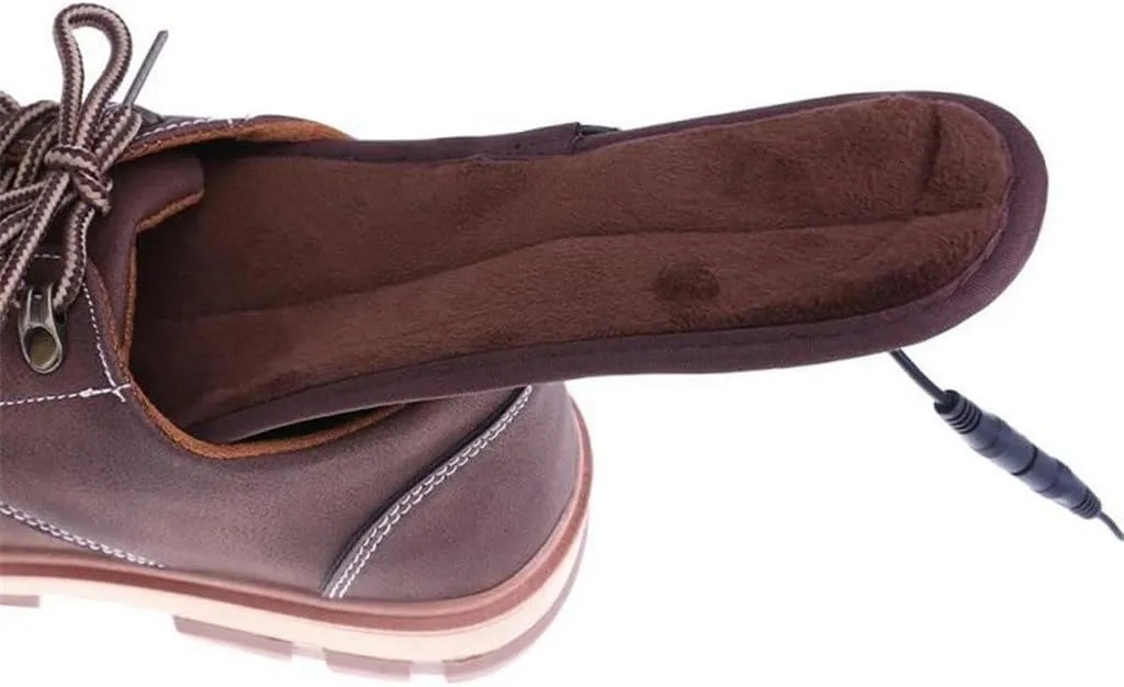 Insoles Electric Heated Shoe Insoles Warm Socks Feet Heater Foot Winter Warmer Camping Hiking Accessories