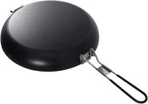 Iron Camping Skillet Compact Non-Stick Frying Pan Cooking Pot for Hiking for Outdoor Activities