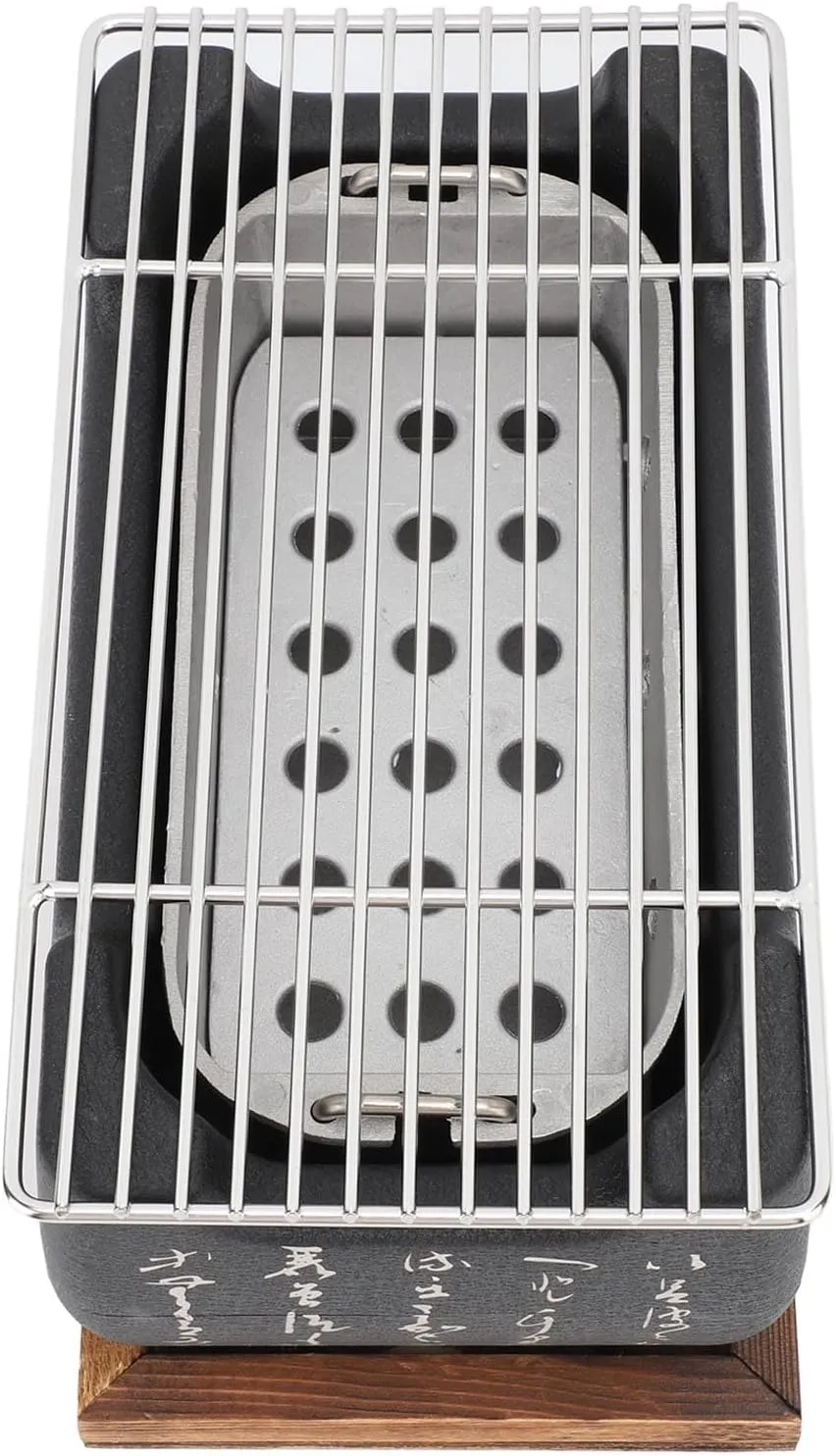 Japanese Grill, Yakiniku Grill Quick Heating Aluminium Alloy Wire Base for Camping Japanese Food Charcoal Stove BBQ Style BBQ (M)