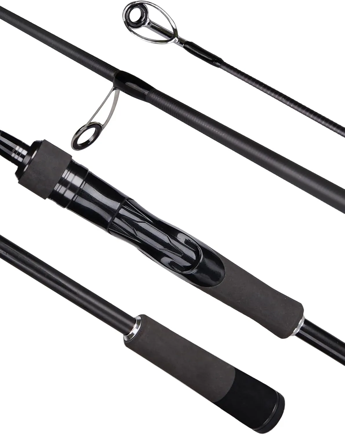 Jenseits Fishing Rods – 2-Piece Carbon Fiber Rod, Medium Heavy Power Extra Fast Action, Premium Cork Handle, Ceramic Guides – Precision Rod for Bass & Salmon Fishing