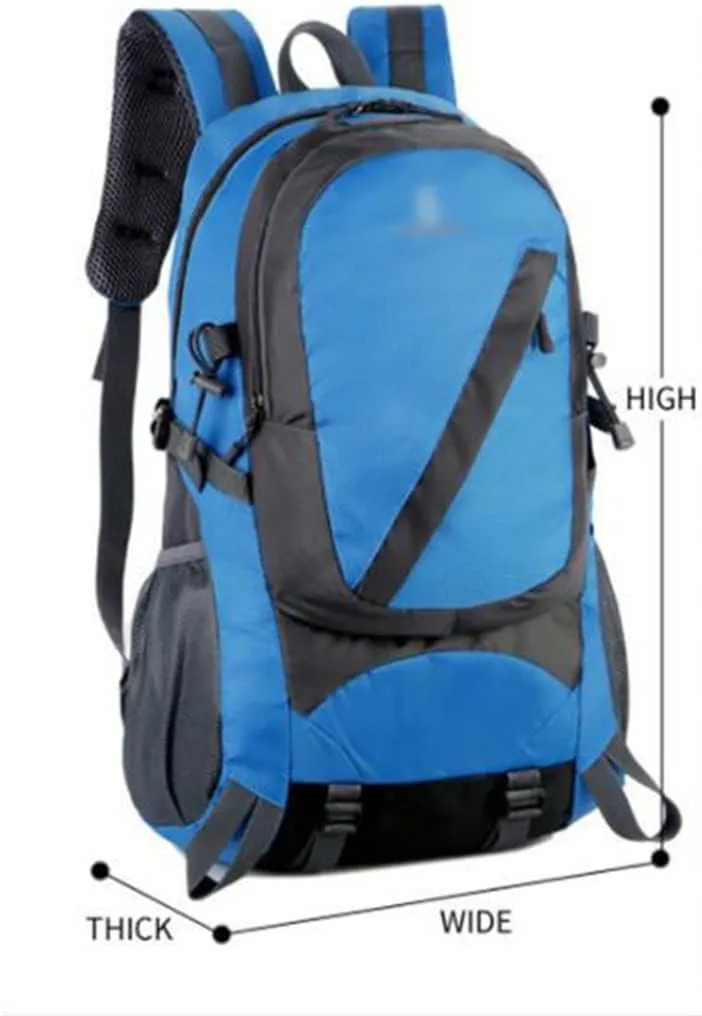 JSEIAJB 40L Outdoor Sports Backpack Travel Backpack Large Capacity Hiking Bag(C)