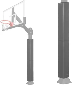 Katop Square Basketball Pole Padding Fits 4x4 Inch Pole, Durable 6 Feet Tall Basketball Pole Pad Outdoor and Indoor, UV-Resistant Waterproof Basketball Hoop Pads for Protection and Player Safety