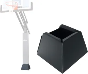 Katop Square Basketball Pole Padding, Professional Heavy Duty Protective Pad, 2-Inch Thick, All-Weather Pads fit 4-8Inch Square Poles, Heavy Duty Safety Pole Pads for Player Protection