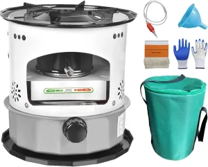 Kerosene Stove - Windproof Smokeless Handy Kerosene Burner Camping Stove | Portable Camping Stove | Backpacking Oil Stoves Cooker Cookware for Backpacking, Hiking, Outdoor Adventure, Outdoor Cooking