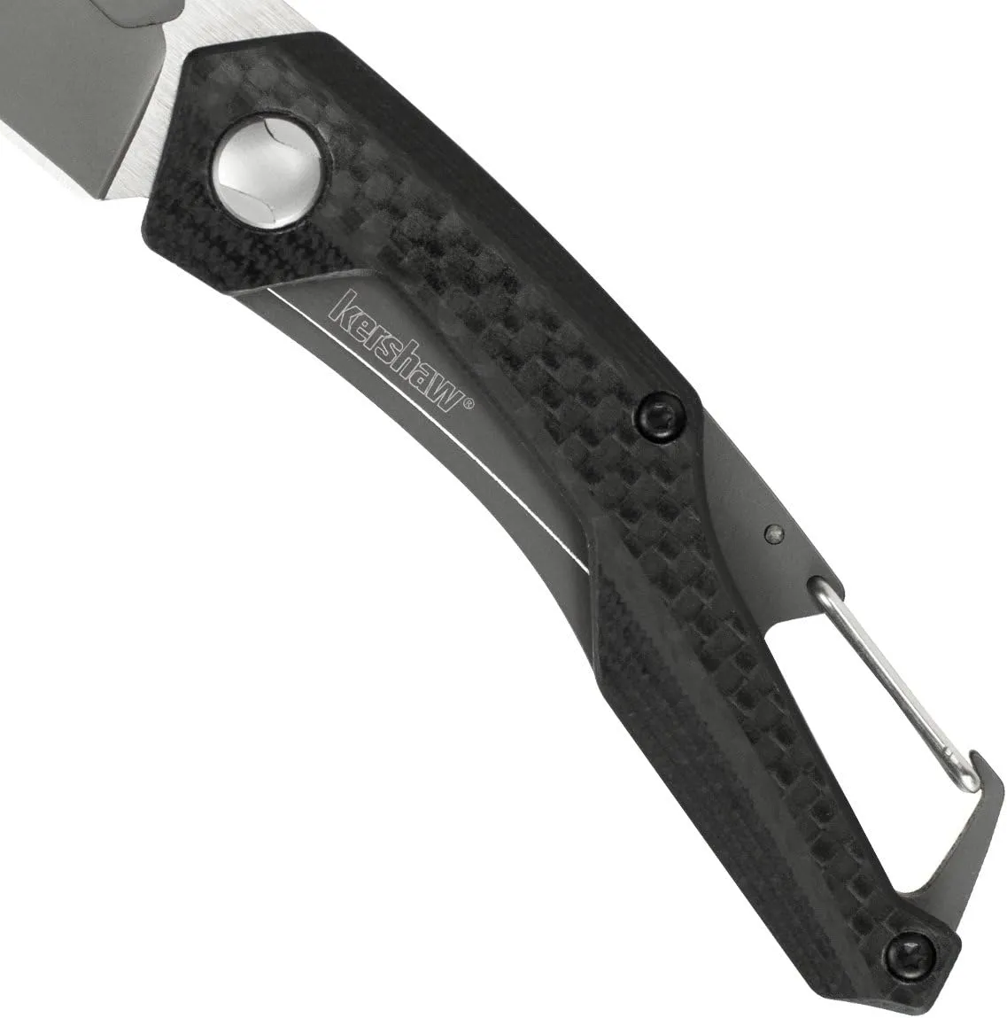 Kershaw Reverb Pocket Knife, 2.5-in. 8Cr13MoV Manual Open Blade, Lightweight, Outdoor Knife for Hiking, Camping