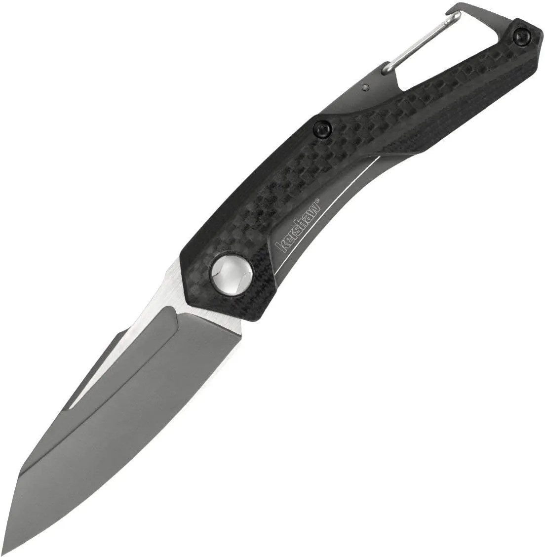 Kershaw Reverb Pocket Knife, 2.5-in. 8Cr13MoV Manual Open Blade, Lightweight, Outdoor Knife for Hiking, Camping