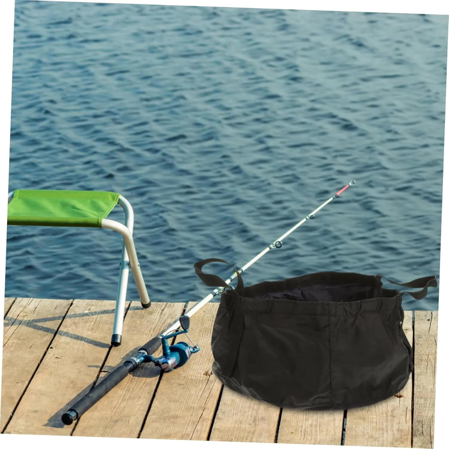 KICHOUSE Hand Kite Baby Bicycle Brake Ball Container Fishing Bucket for Pliers Water Bag