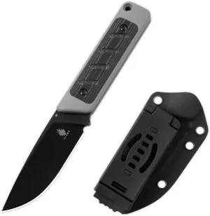 Kizer Smolt Fixed Blade Knife, 2.93 In Drop Point Blade Fixed-blade Knives with Sheath, 3V Steel and G10 Micarta Handle Fixed Blade Utility Knife for Men Women Outdoor Survival EDC, 1063A1
