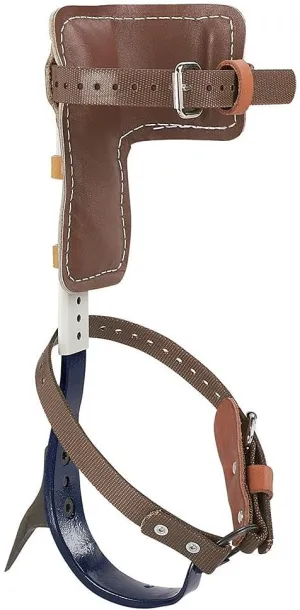 Klein Tools CN1907AR Leather Tree Climber Set 2-3/4-Inch Gaffs, 15 to 19-Inch