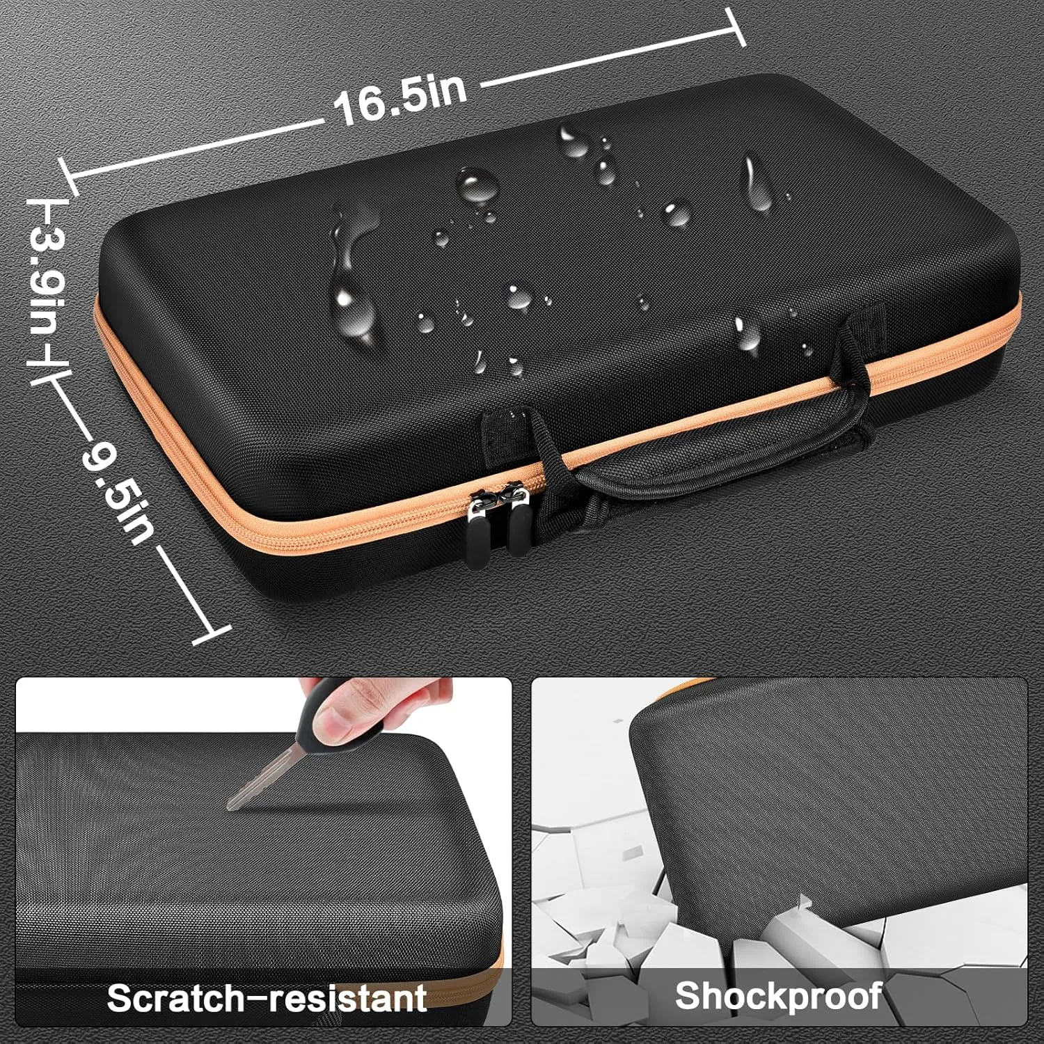 Knife Display Case for 64  Pocket Knives, Butterfly Knife Storage Box, Folding Knives Organizer Holder, Knives Collection Organized Carrier for Survival, Tactical, Outdoor, EDC Mini Knife (Black)