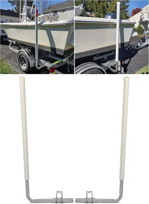 Kojem Boat Trailer Guide Poles for Ski Boat, Fishing Boat, Sailboat, Kayak, Canoe (Size and Color Selected)