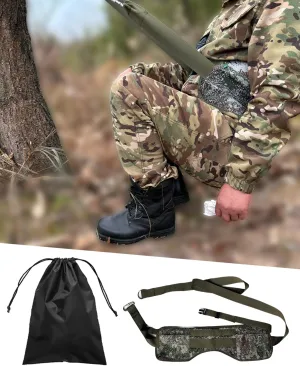 Krapp Strap with Storage Bag,Crap Strap for Pooping in The Woods Portable Outdoor Toilet Solution Crapstrap Versatile Strap with Buckle for Camping Hiking Fishing Hunting for Pooping