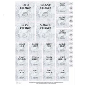 Label Lane Label Set - Marble