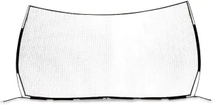 Lacrosse Backstop - Pop-Up Backstop for Training and Practice - Heavy Duty Training Equipment - 21' x 11' Collapsible Barrier Wall - Easy Setup & Take Down - Includes Travel Case