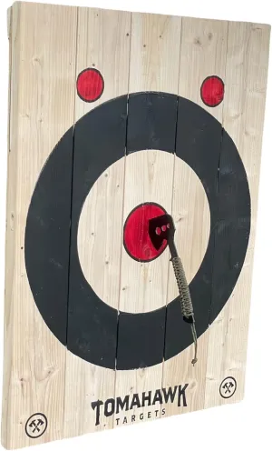 Large 2-Ring Painted Frameless Axe and Knife Throwing Target