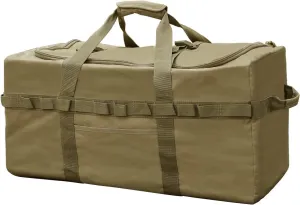 Large Military Duffle Bag Tactical Camping Storage Utility Tote Bag Camping Kitchen Organizer with Deployment Cargo Bag Travel Sports Equipment (Khaki, Large 31.5"x17.72"x17.72")