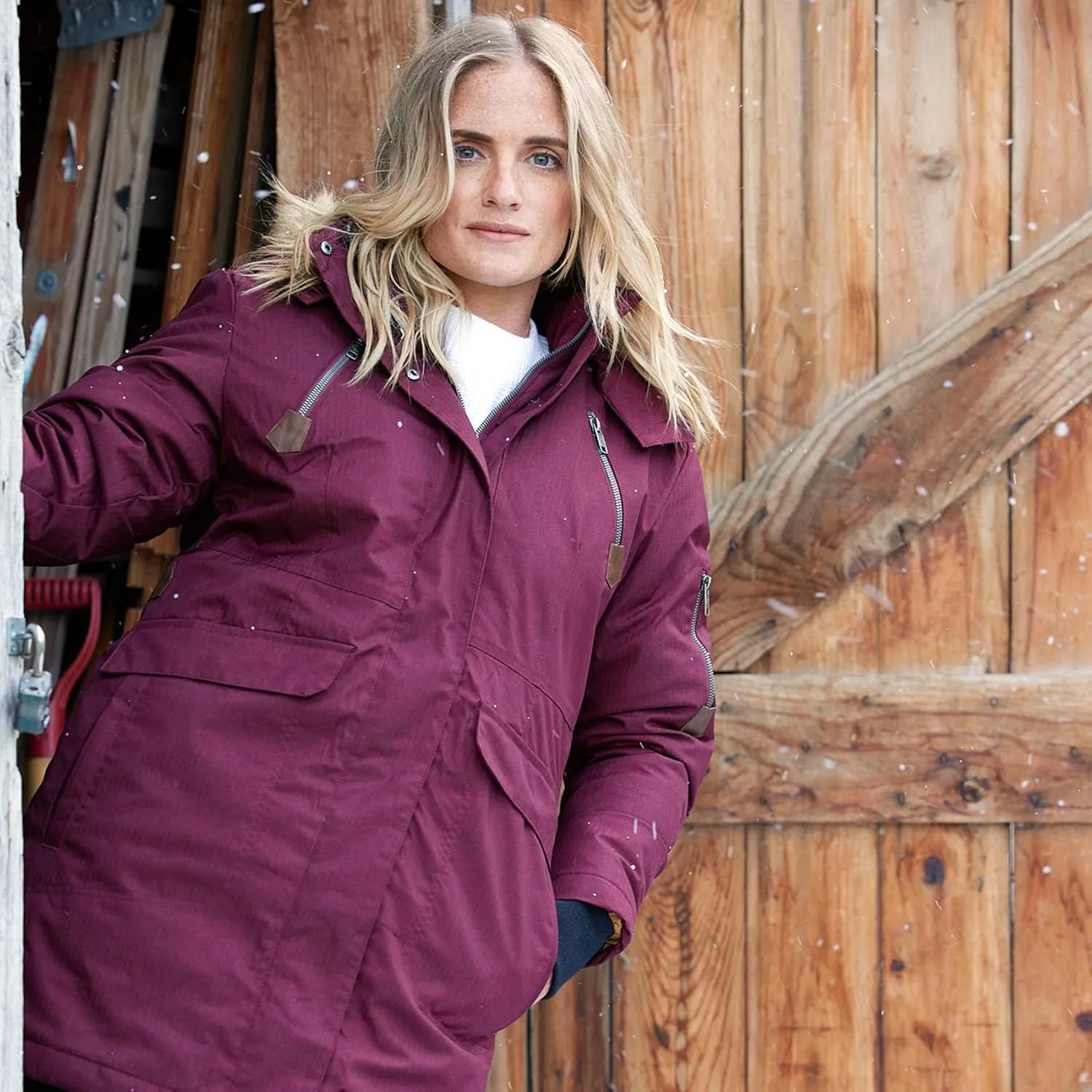 Legendary Whitetails Women's Waterproof Anchorage Parka Winter Coat with Durable Removable Hood