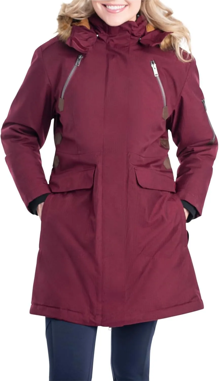 Legendary Whitetails Women's Waterproof Anchorage Parka Winter Coat with Durable Removable Hood