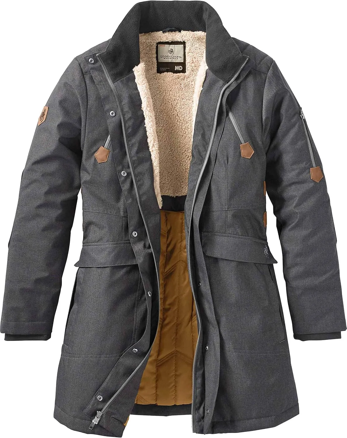 Legendary Whitetails Women's Waterproof Anchorage Parka Winter Coat with Durable Removable Hood