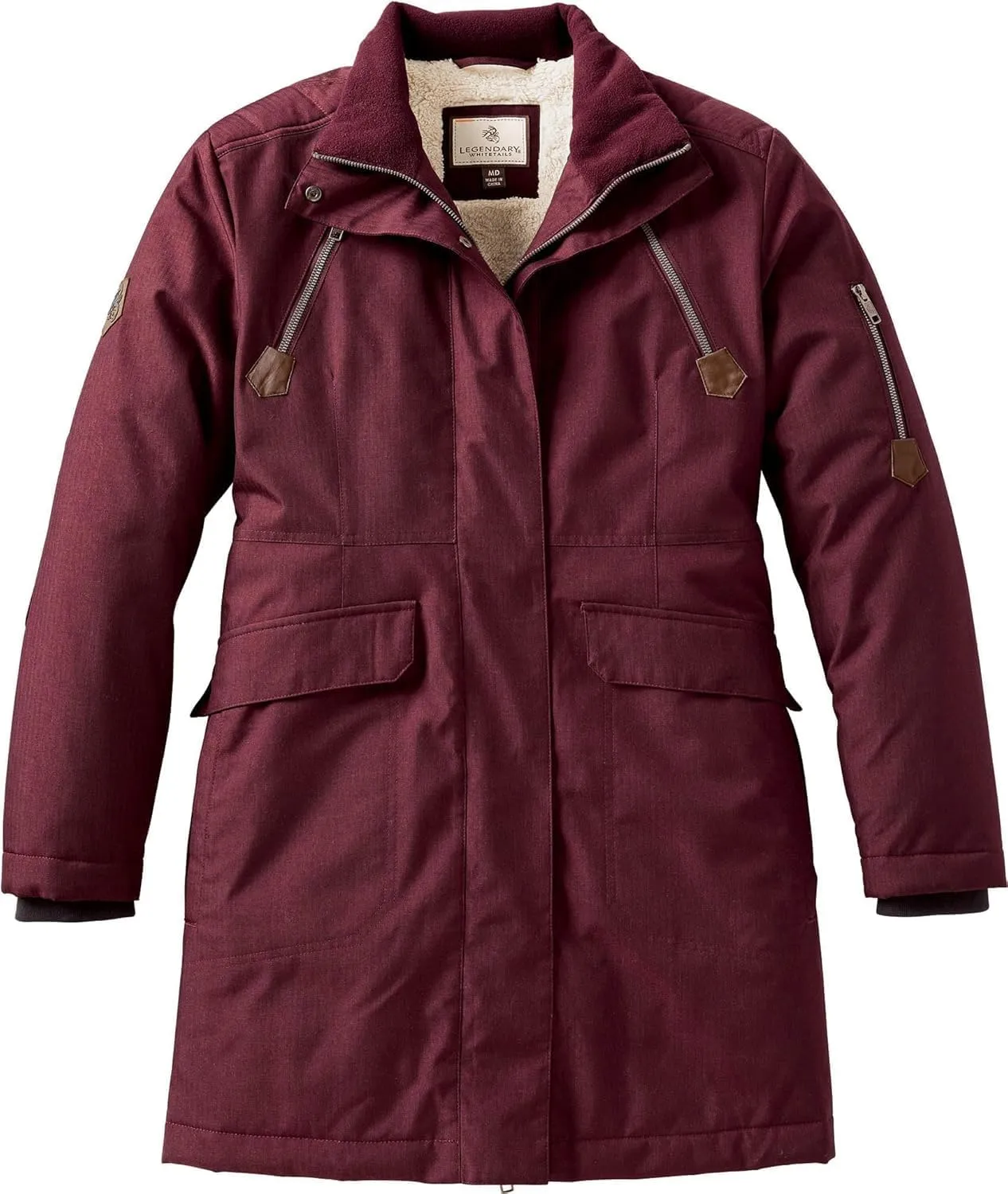 Legendary Whitetails Women's Waterproof Anchorage Parka Winter Coat with Durable Removable Hood
