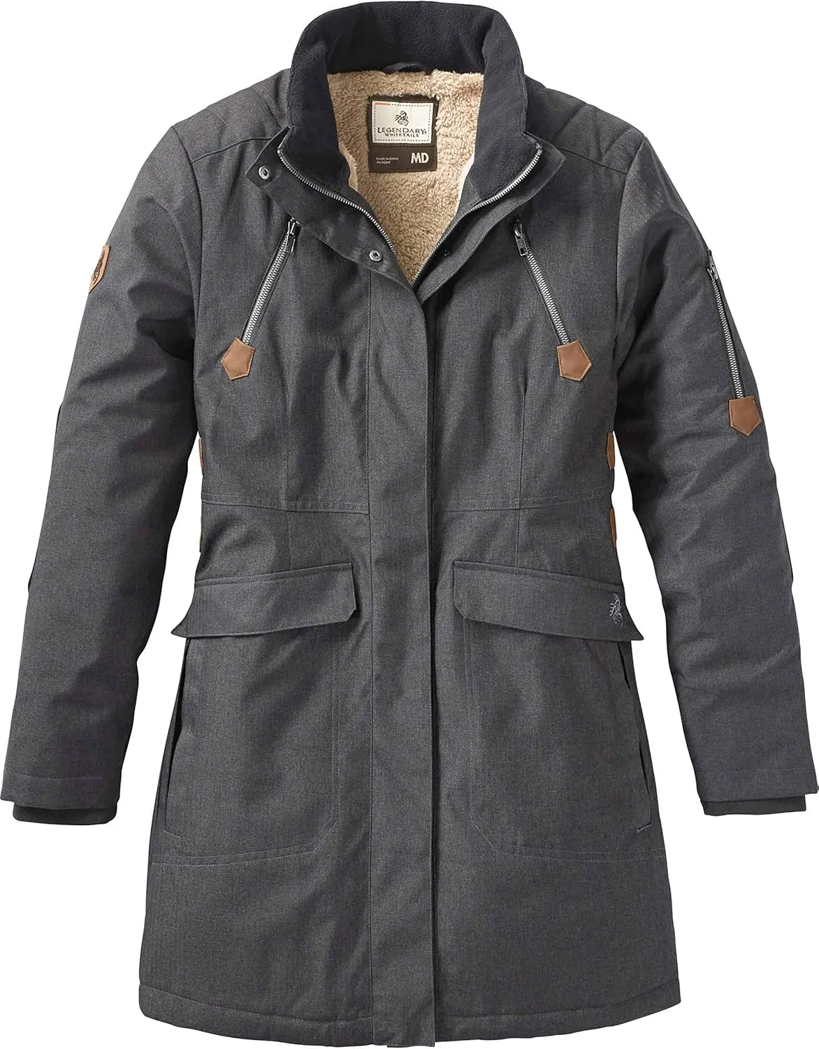Legendary Whitetails Women's Waterproof Anchorage Parka Winter Coat with Durable Removable Hood
