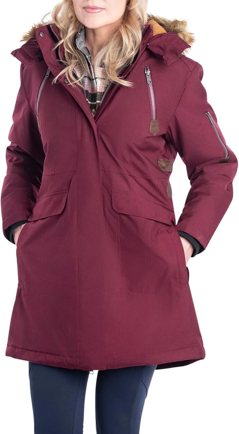 Legendary Whitetails Women's Waterproof Anchorage Parka Winter Coat with Durable Removable Hood