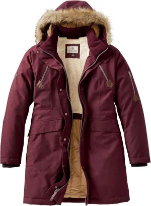 Legendary Whitetails Women's Waterproof Anchorage Parka Winter Coat with Durable Removable Hood