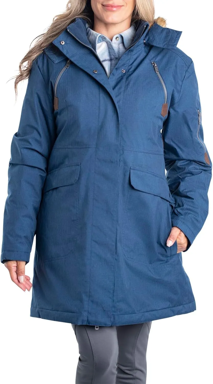 Legendary Whitetails Women's Waterproof Anchorage Parka Winter Coat with Durable Removable Hood