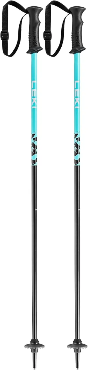 LEKI Kids’ Rider Lightweight Aluminum Ski Poles for Downhill Skiing