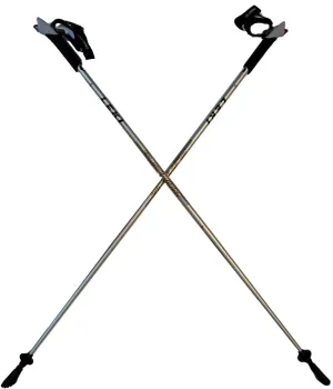 LEKI Nordic Walker Platinium Limited Edition Carbon Series 125cm Silver