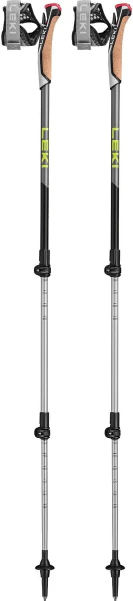 LEKI Traveller Alu Aluminum Adjustable Lightweight Trekking Poles for Hiking & Nordic Walking