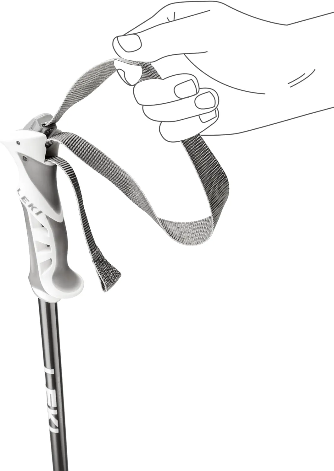 LEKI Women’s Bliss Lightweight Aluminum Ski Poles for Alpine Skiing