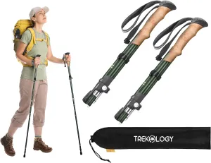Lightweight Collapsible Hiking Stick: TREKOLOGY TREKZ SE