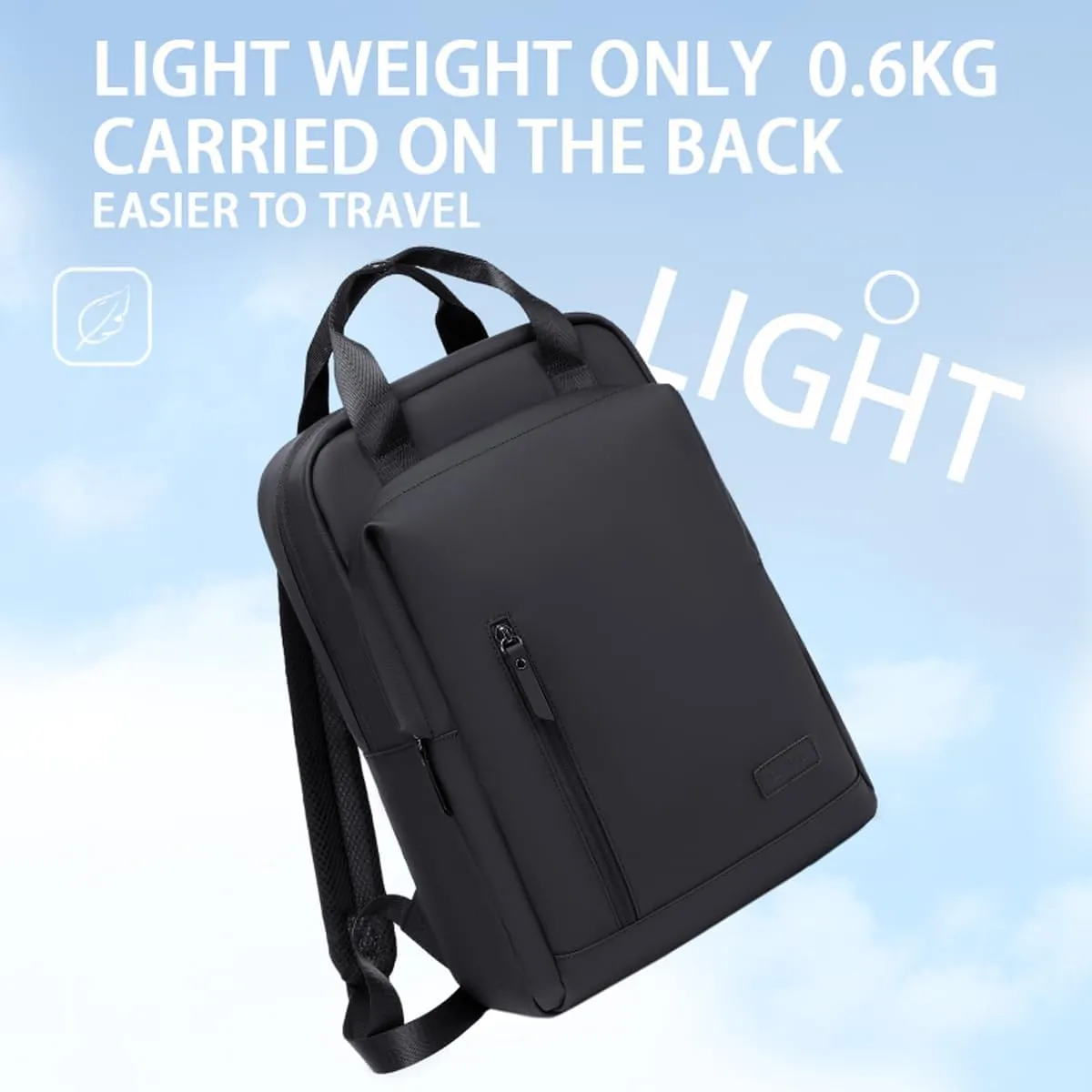 Lightweight Waterproof Travel Backpack for Women – 0.6KG, 15-Inch Laptop Compartment, Anti-Theft Design, Durable & Stylish (Pink/Green/Black)