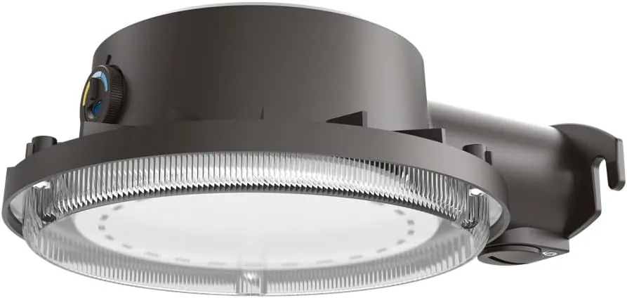 Lithonia Lighting BGS P1 40K 120 PE DDB M2 Outdoor LED 4000K Photocell Security Light, Dark Bronze
