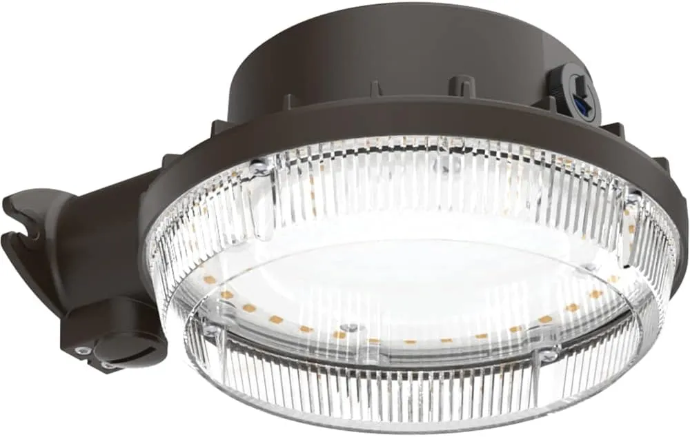 Lithonia Lighting BGS P1 40K 120 PE DDB M2 Outdoor LED 4000K Photocell Security Light, Dark Bronze