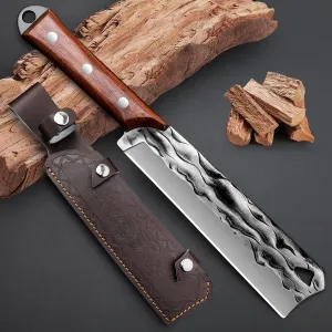 Machete with Sheath for Cutting Trees Heavy Duty, for Yard Work and for Bushcrafting Knife Sickle for Clearing Brush Garden Tools Construction Blade