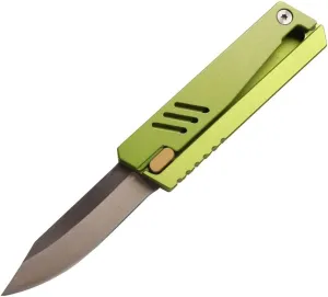 MASALONG Survival Camping D2 Folding Knife, Outdoor EDC Tactical Knife knife (green)
