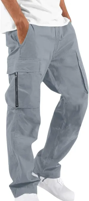 Men's Cargo Work Pants Quick Dry Waterproof Lightweight Tactical Pants Travel Fishing Camping Outdoor Pants