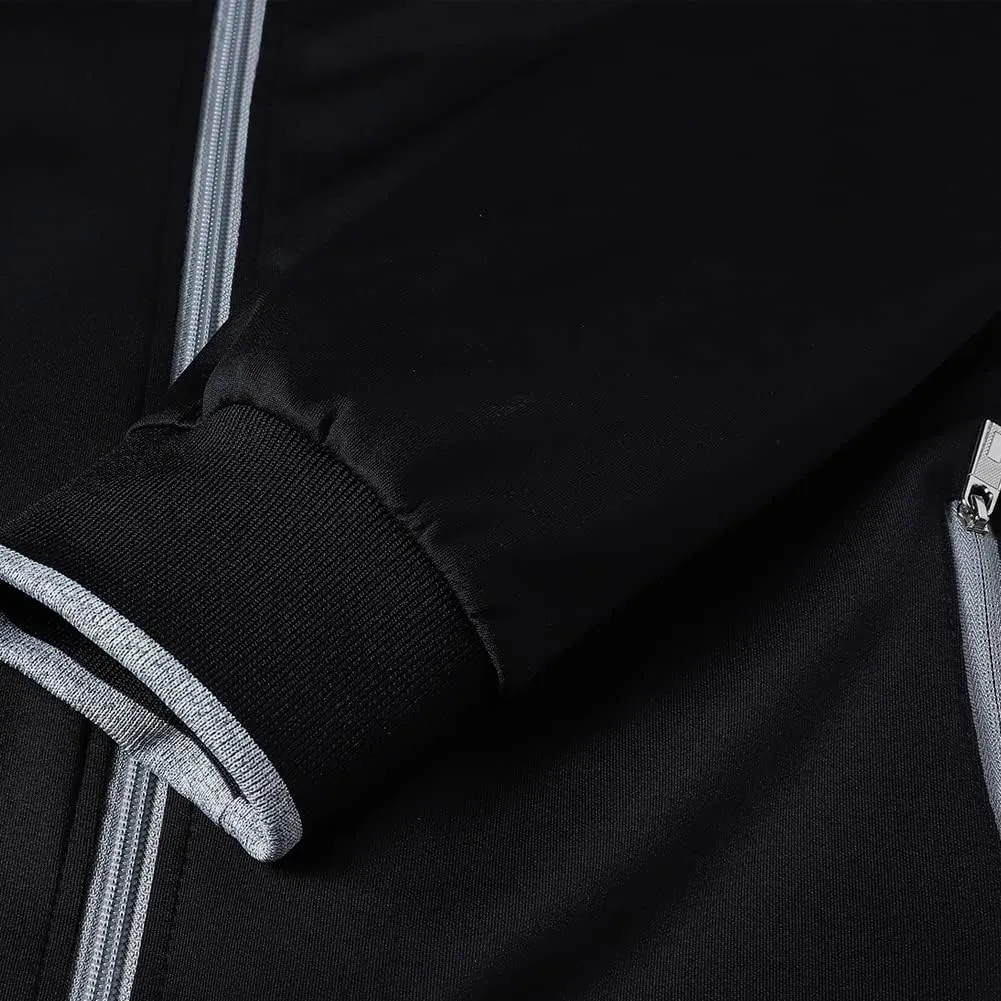Men's Casual Athletic Tracksuit Long Sleeve Sweatsuit Set Full Zip Running Jacket and Pants 2 Piece Outfits