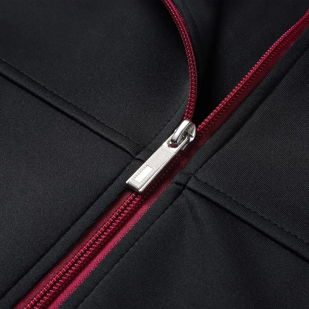 Men's Casual Athletic Tracksuit Long Sleeve Sweatsuit Set Full Zip Running Jacket and Pants 2 Piece Outfits