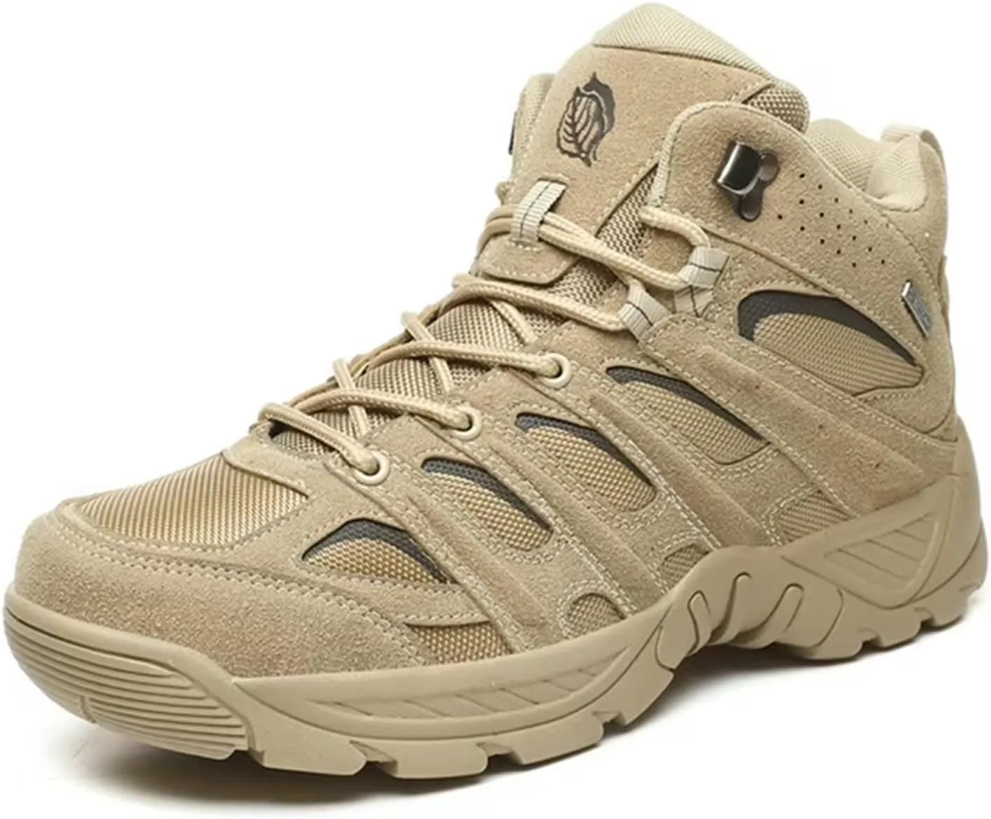 Men's Hiking Boots Lightweight Mid Ankle Trekking Trails Waterproof Boots Work Shoes
