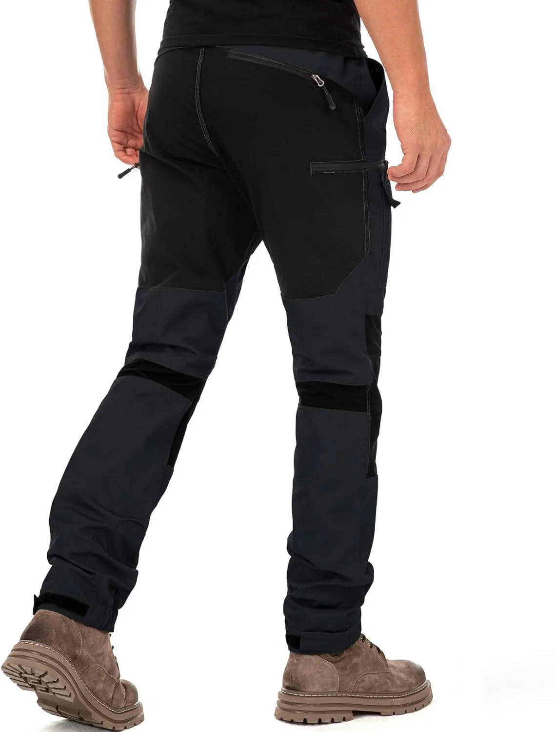 Mens Hiking Pants Cargo Work Pants Ripstop Durable Tactical Camping Travel Outdoor Safari Pants