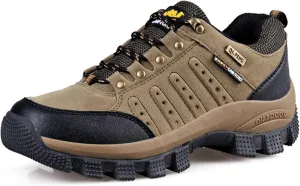 Mens Low Rise Trekking Hiking Shoes, Lightweight Outdoor Travelling Camping Climbing Shoes, Lace-Up Sports Trainers