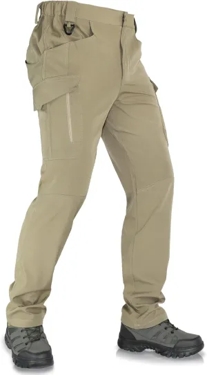 Men's Tactical Pants Durable Cargo Work Pants with Stretch Fabric,EDC Hiking Pants, Outdoor Hunting Appare