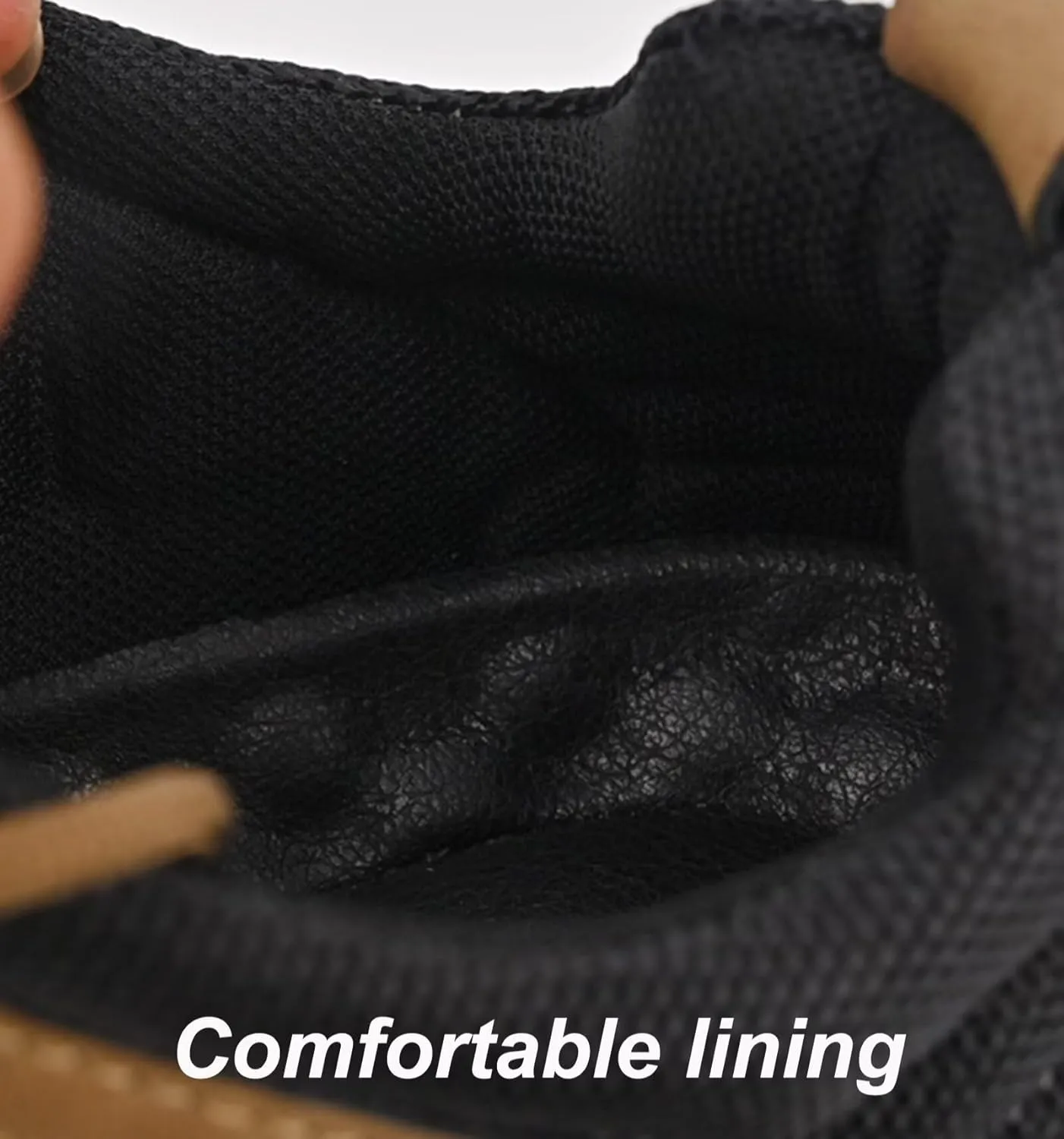 Mens Walking Shoes Leather Trekking Shoes for Autumn,Spring,Camping & Hiking